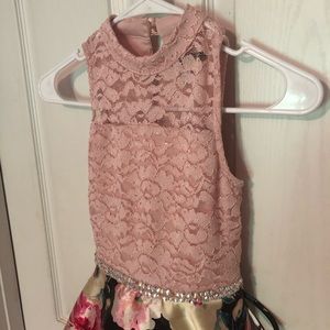 Girls size 8 high low dress